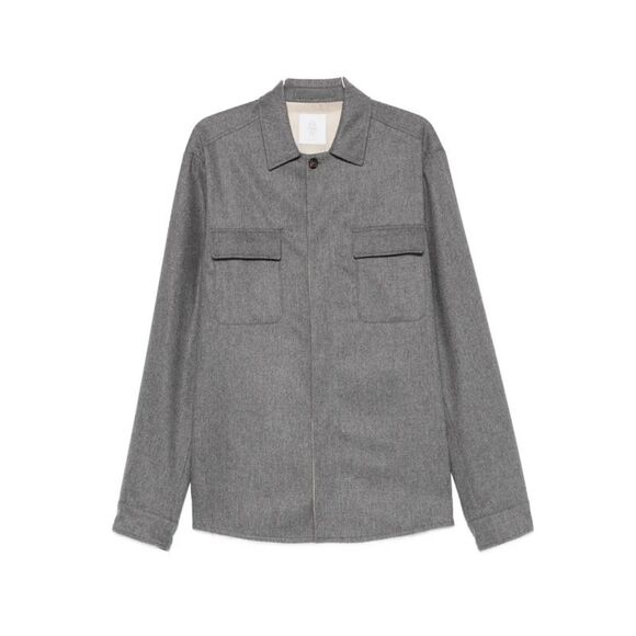 Eleventy Men Shirt Jacket With Pockets